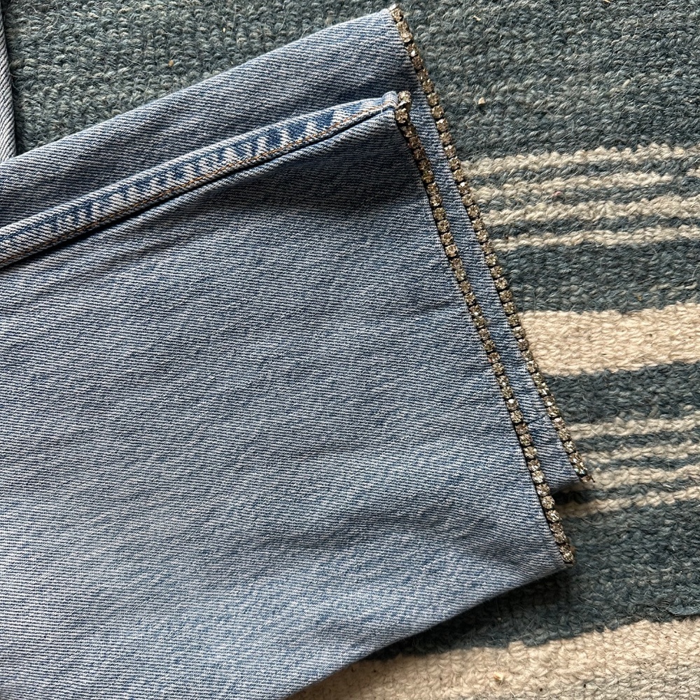 501 denim with embellishments. - Picture 6 of 7